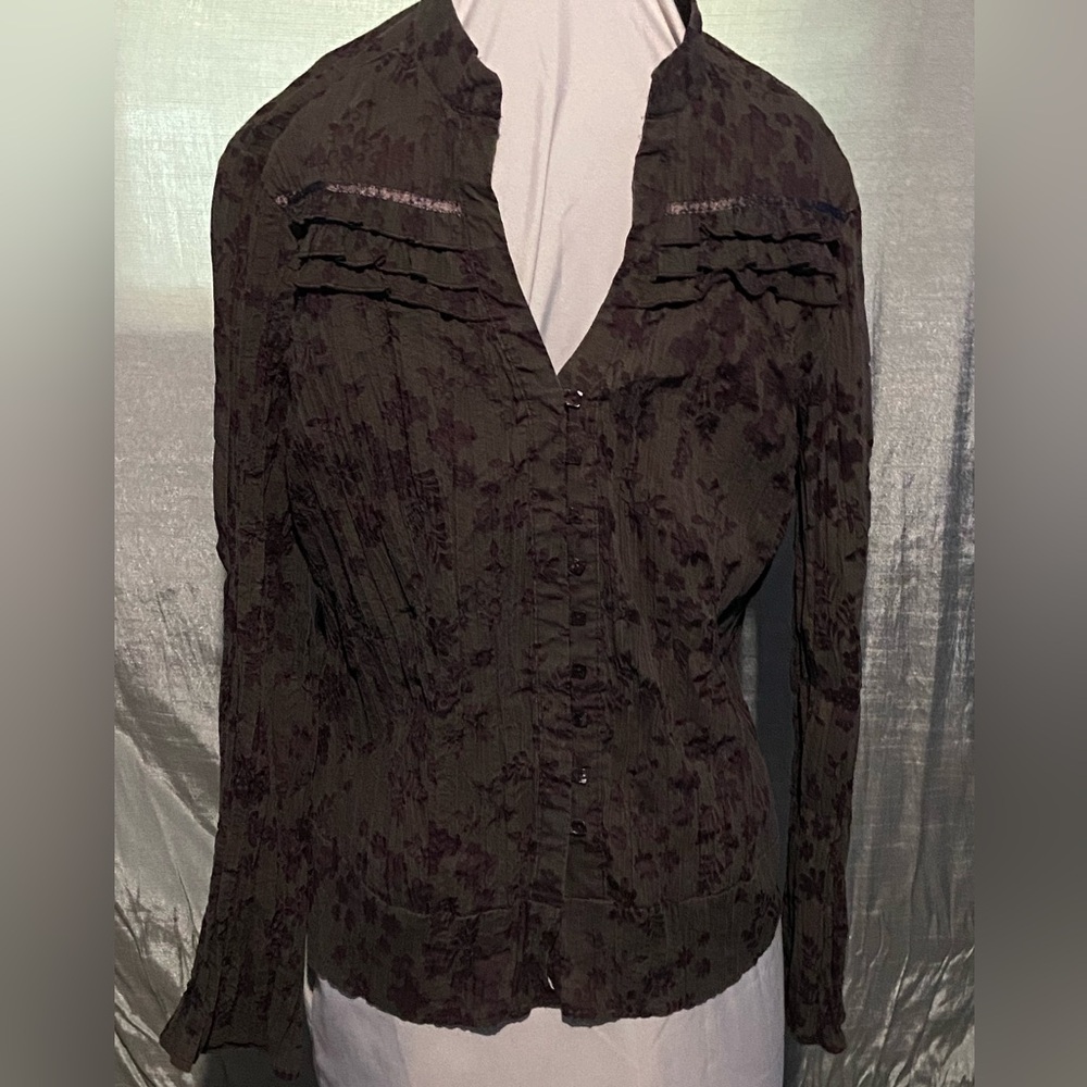 Antilia Femme Dark Floral Blouse